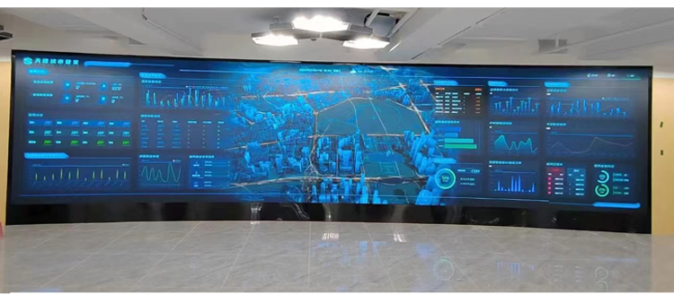 Full color P1.25 indoor display screen, 32 square meters installation, debugging and delivery for use [Detian Express]