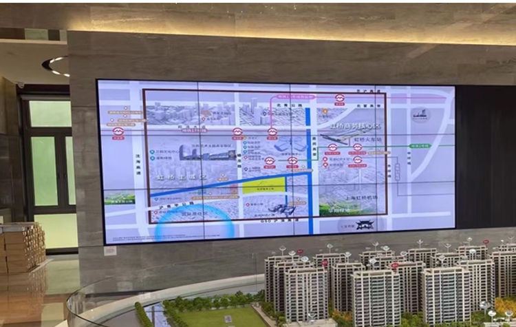 上海虹橋某房地產京東方原裝整機拼接屏