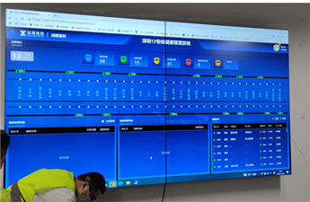 Case study of 65 inch LCD splicing screen at Shenzhen Metro Station